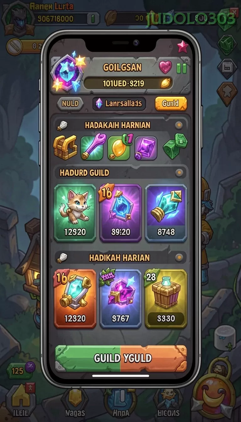 Galeri pratinjau visual judolo303 build APK resmi terbaru